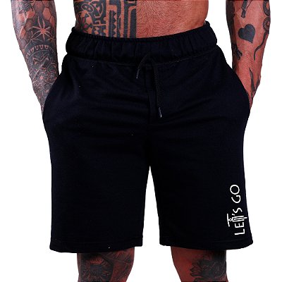 Bermuda Estampada Masculina MXD Conceito Lets Go Detalhe Bike