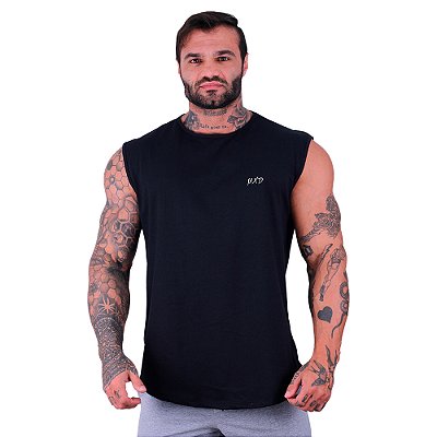Regata Machão Longline Estampa Sem Manga MXD Conceito Logo Simples
