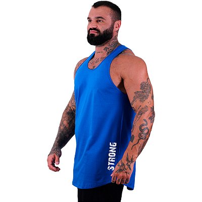 Regata Longline Masculina MXD Conceito Estampa Lateral Strong