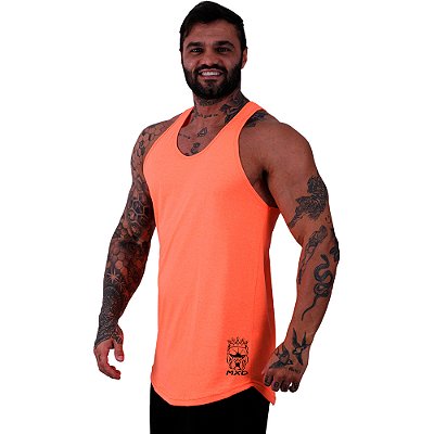 Regata Longline Masculina MXD Conceito Estampa Lateral Logo Bulldog Rei