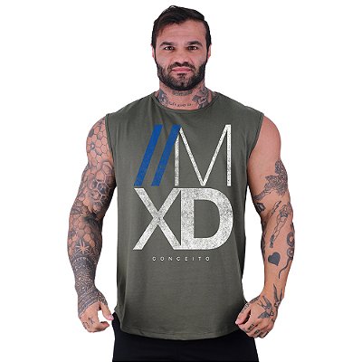 Regata Machão Longline Estampa Sem Manga MXD Conceito Logo