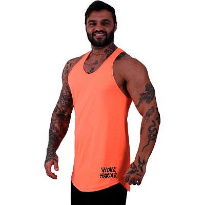 Regata Longline Masculina MXD Conceito Estampa Work Harder