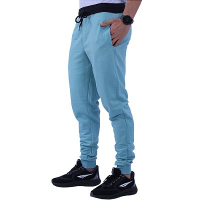 Calça Masculina Moletom MXD Conceito Azul Celeste