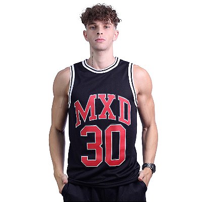 Regata Basquete Dry Masculina MXD Conceito MXD 30 Preto