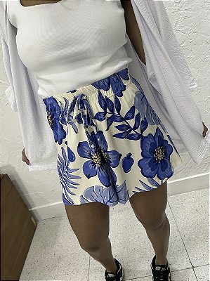 SHORT CINTURA ELÁSTICO BOLSO FACA