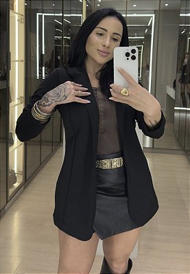 BLAZER ALONGADO NEOPRENE