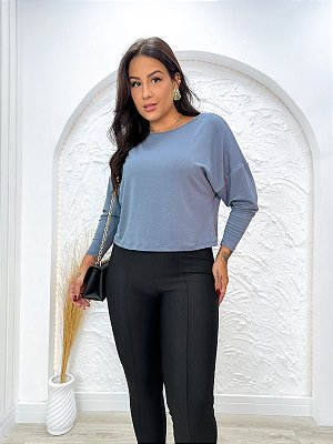 BLUSA GOLA CANOA M/L TAMANHO ÚNICO (VESTE P & M)