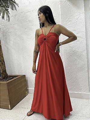 VESTIDO LONGO DETALHE FRENTE (VESTE DO P ao G)