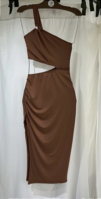 VESTIDO MIDI DETALHE ARGOLA (VESTE P ou M)