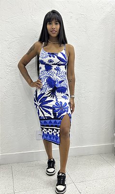 VESTIDO MIDI AMARRAÇÃO COSTAS (VESTE DO P ao G)