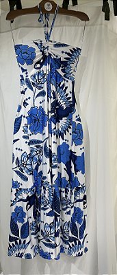 VESTIDO LONGO SAIA FRANZIDA (VESTE DO P ao G)