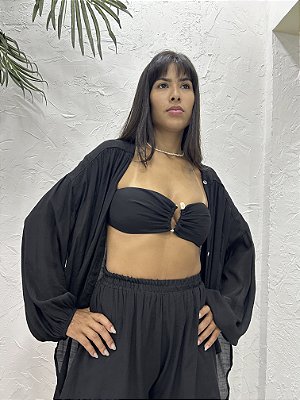 CONJUNTO 3 PEÇAS TAM ÚNICO (VESTE DO P ao G)