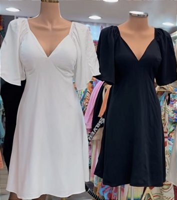 VESTIDO MIDI MANGA AMPLA (TAMANHO ÚNICO VESTE DO P ao G)