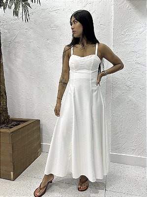 VESTIDO LONGO BOJO CORSELET (VESTE DO P ao G)