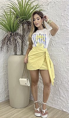 SHORT SAIA LINHO