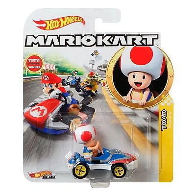 Miniatura Mario Kart Toad Sneeker Hot Wheels 1/64
