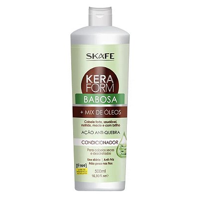 Condicionador Keraform Babosa e Mix de Óleos Skafe 500ml