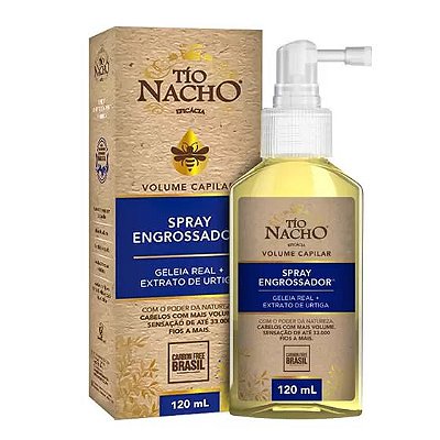 Tônico Tio Nacho Spray Antiqueda Engrossador 120ml