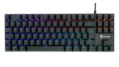 TECLADO GAMER MECANICO PROGRAMAVEL EG213 SHODAN V2 - EVOLUT
