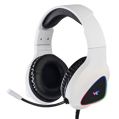 FONE HEADSET GAMER CHROMA USB 7.1 RGB BRANCO - GH802