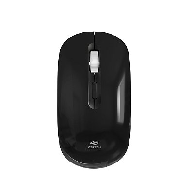MOUSE S/FIO RECARREGAVEL M-W80BK PRETO - C3TECH
