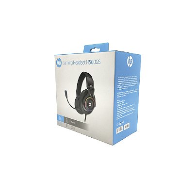 FONE C/MIC GAME 7.1 USB H500GS PRETO HP