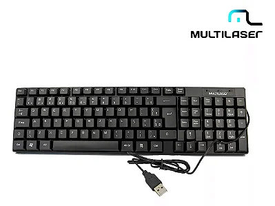 TECLADO BASICO SLIM LASER USB PT TC193BU