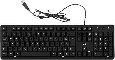 TECLADO MULTI TF600 USB CABO 120CM SILENCIOSO