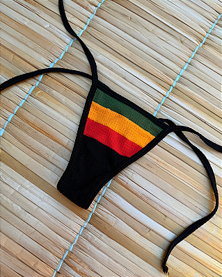 Calcinha Amarração Biquíni Reggae