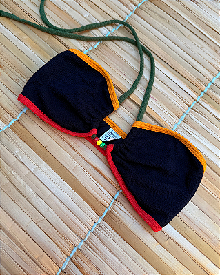 Top Tarja Biquíni Reggae