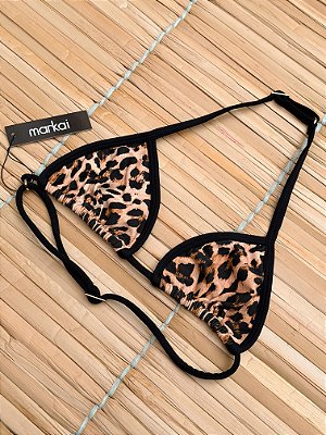 Top Biquíni Fita Marquinha ANIMAL PRINT