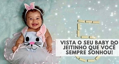 Mini Banner Menina Bordada