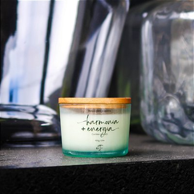 Vela Aromática Capim Limão 100g | 25h - Verde