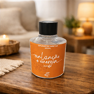 Difusor de Varetas Alecrim Citrus 200ml | 30 dias