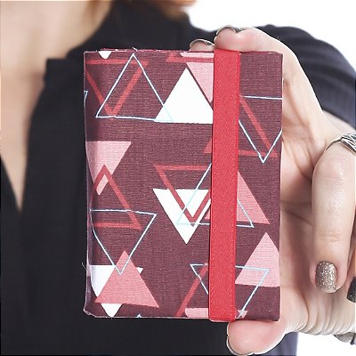 Carteira Cravo - Entre Linhas Vermelha