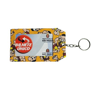 Porta Bilhete Único - Cascão