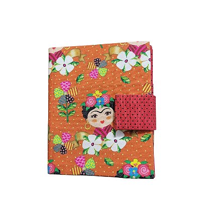Carteira Orquídea - Frida Laranja