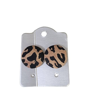 Brinco de Botão 24mm - Savana