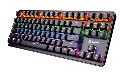 Teclado Gamer Mecanico Spectrum Led Switch Blue Abnt2 Oex Tc602