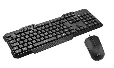 Kit Teclado E Mouse (Com Fio) Usb Newlink Combo Discover Ck105