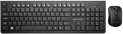 Kit Teclado e Mouse Wireless (Sem Fio) Multilaser - TC212