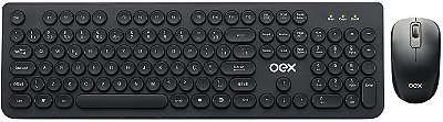 Kit Teclado e Mouse (Sem Fio) OEX TM410 Combo Pop+