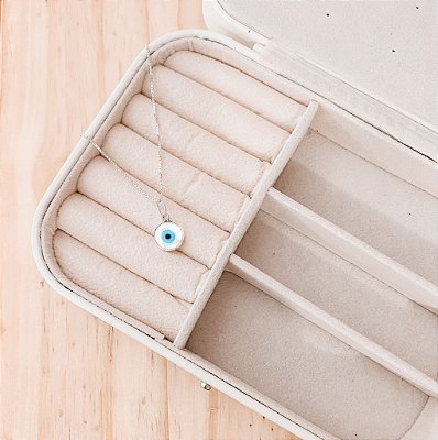 COLAR OLHO GREGO EM MADREPÉROLA