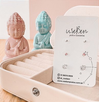 TRIO CORAÇÃO CRISTAL