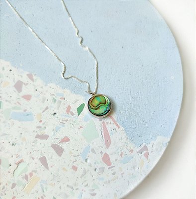 COLAR PINGENTE ABALONE