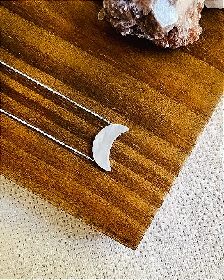 COLAR LUA INVERTIDA - Madrepérola