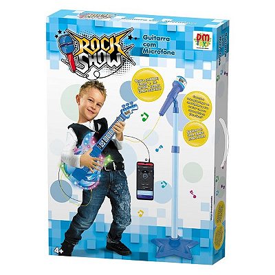 Guitarra Com Microfone Pedestal