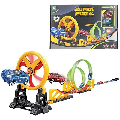 Super Pista Com Carro Lançador