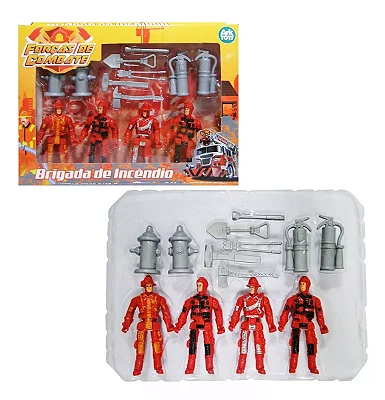 Kit de Bonecos Brigada de Incêndio