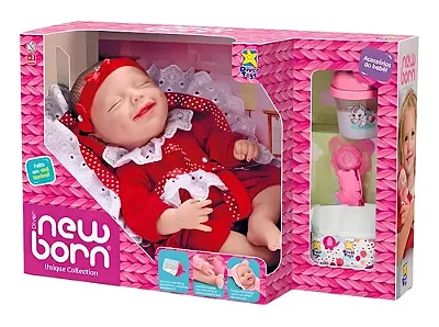 Boneca Diver Newborn Collection Macacão Vermelho